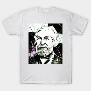 Jean Charles Galissard de Marignac Black and white Portrait | Jean Charles Galissard de Marignac Artwork 3 T-Shirt